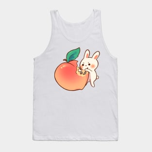 Bunny with Giant Peach Tank Top